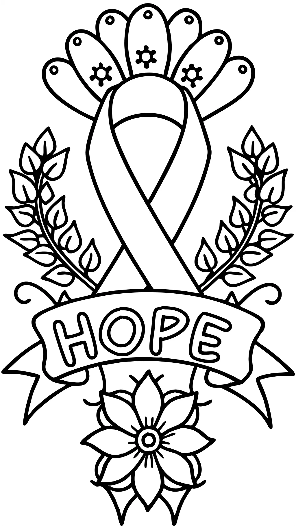 breast cancer coloring pages